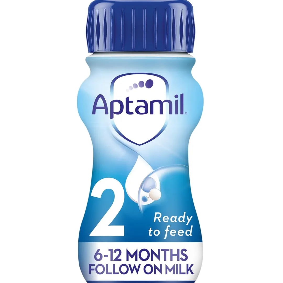 Aptamil 2 Follow On Baby Milk Ready to Use Liquid Formula 200ml  (T)