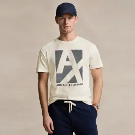 AX - Men 'Off White' Armani Exchange Printed Logo T-Shirt AX775