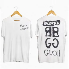 BA - Men 'White' Printed Oversized T-Shirt BA810