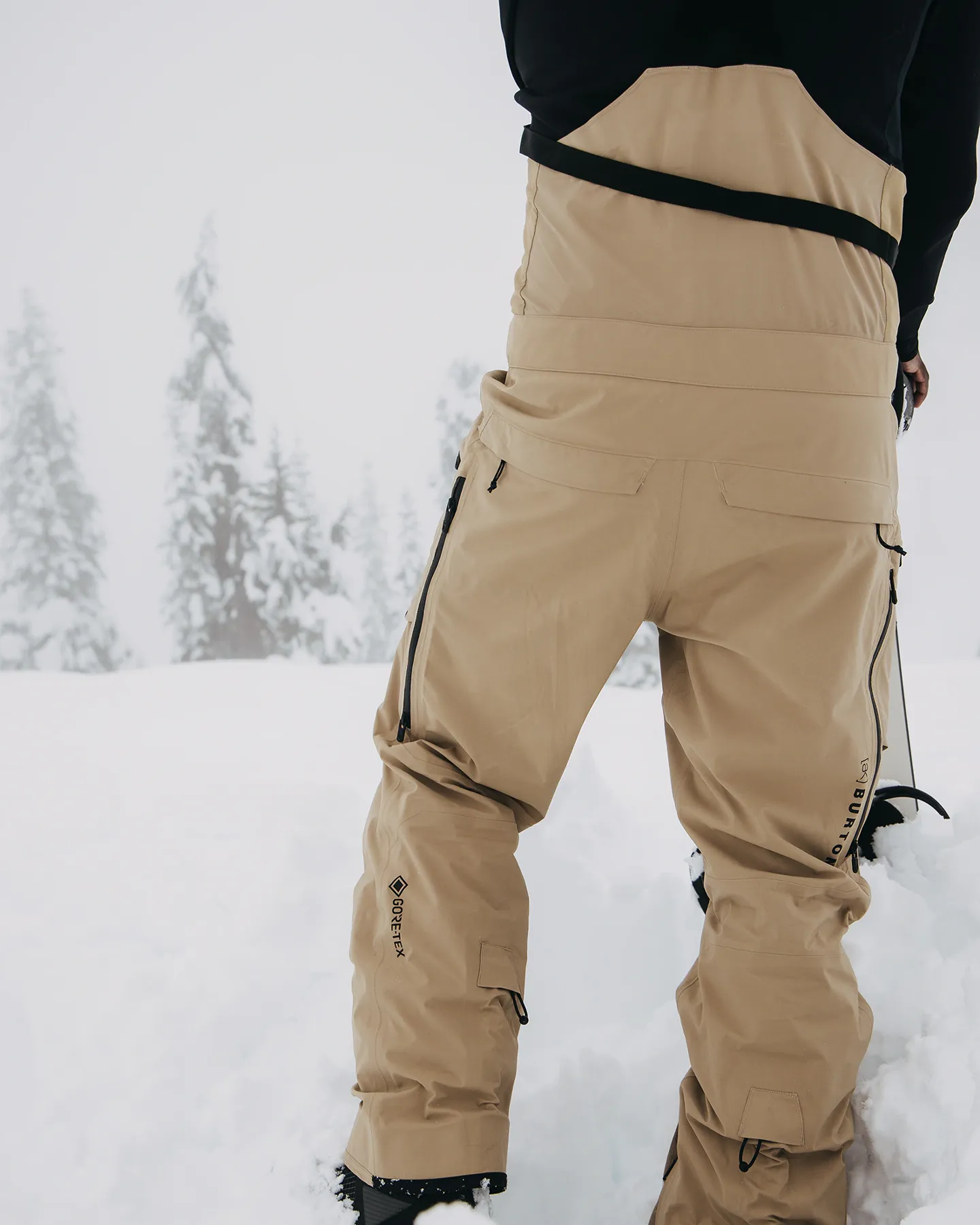 Burton Men's [ak]® Freebird Gore‑Tex 3L Stretch Bib Pants - Kelp