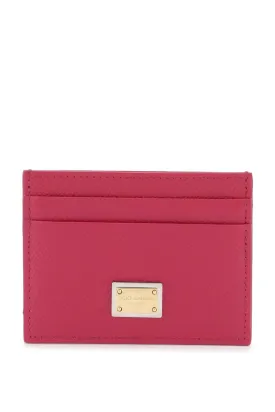 Dolce & gabbana dauphine leather card holder