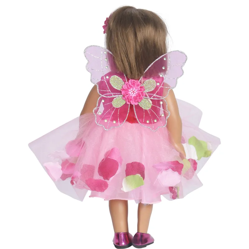 Doll Flower Fairy Tulle Dress Set