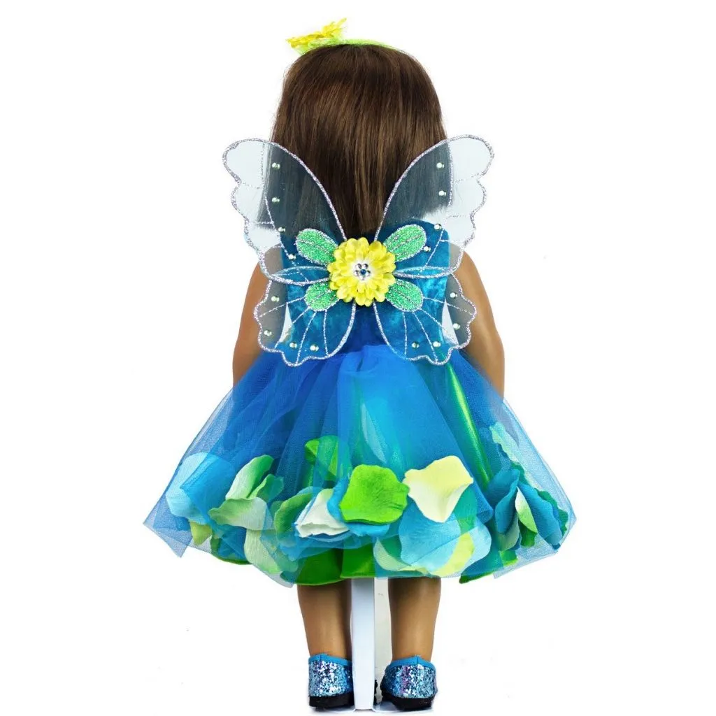 Doll Flower Fairy Tulle Dress Set