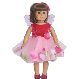 Doll Flower Fairy Tulle Dress Set