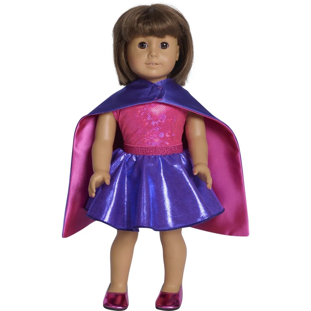 Doll Superhero Cape Set