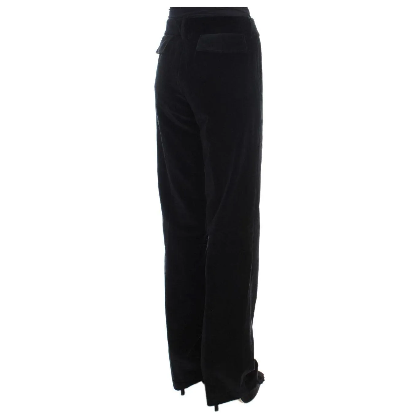 Ermanno Scervino Elegant Black Straight Fit Jeans