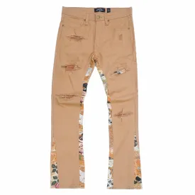 F1915 Angel Tapestry Jeans - Khaki