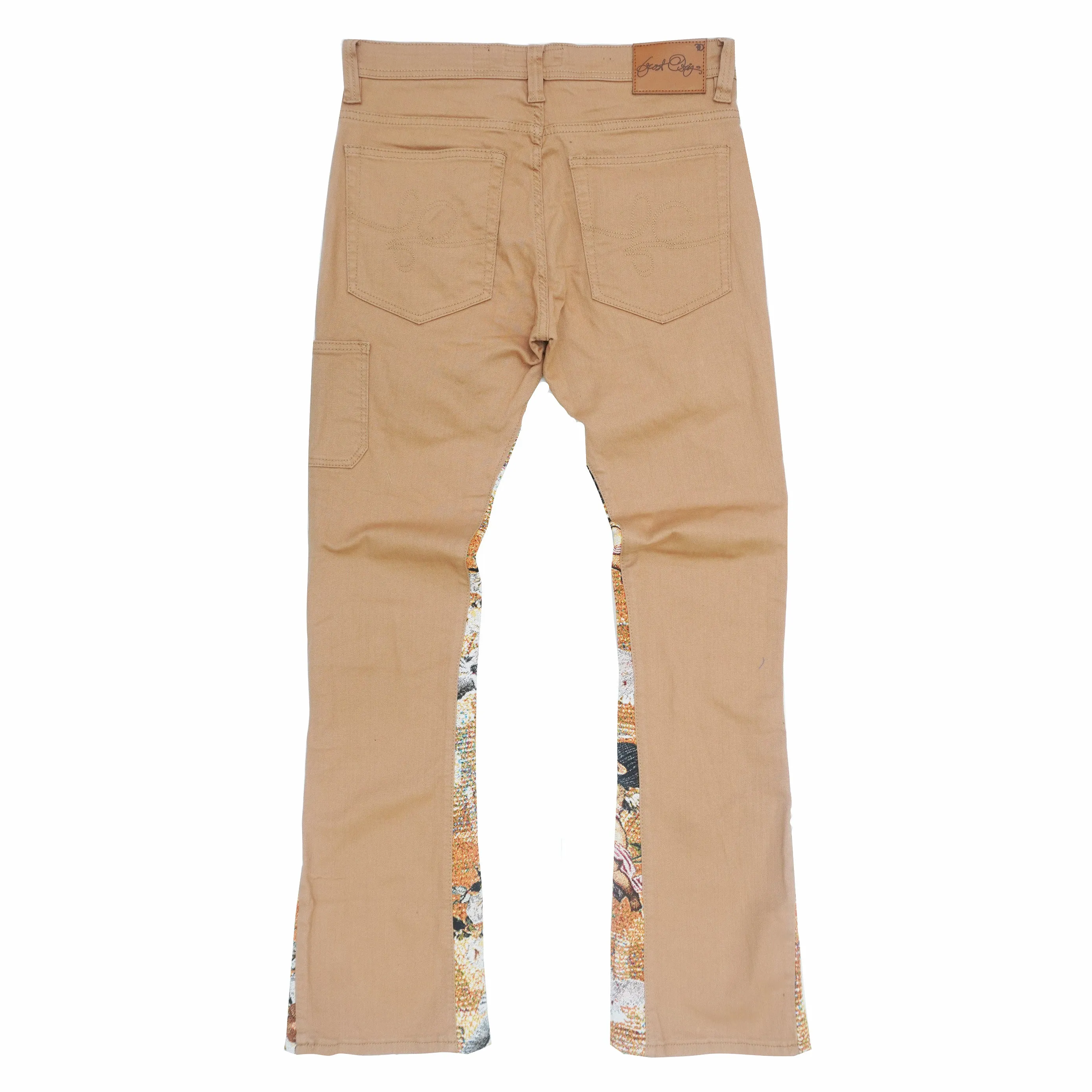 F1915 Angel Tapestry Jeans - Khaki