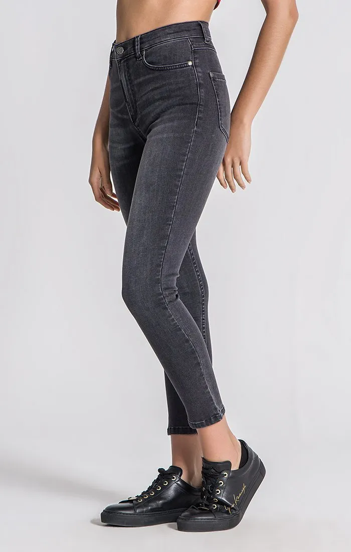 Grey Core Skinny Jeans