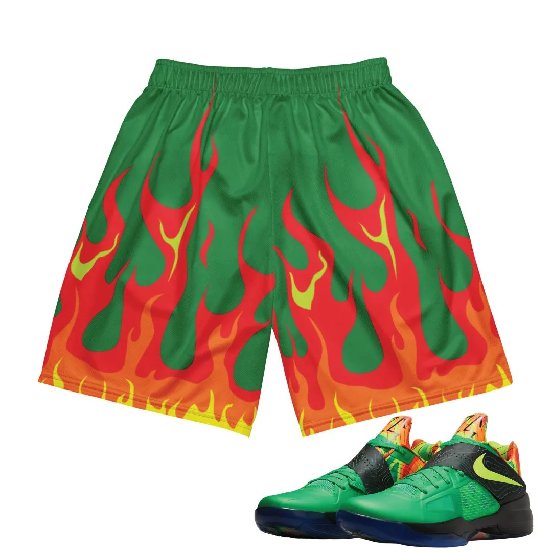 KD Weatherman "Flames" Shorts