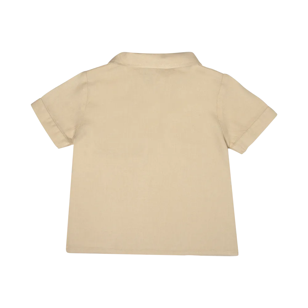 LION LINEN TOP-Sand