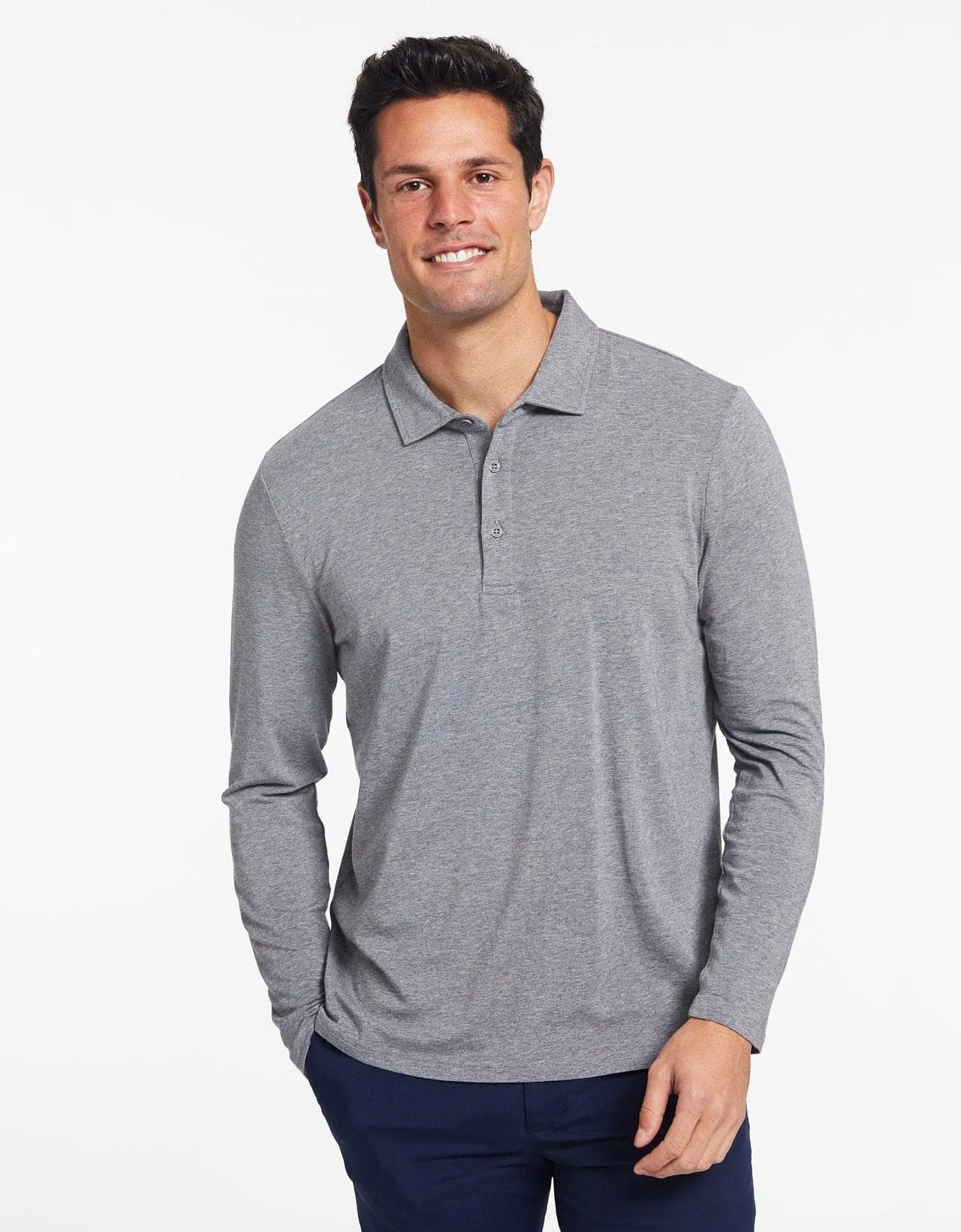 Long Sleeve Polo Shirt UPF50  Sensitive Collection