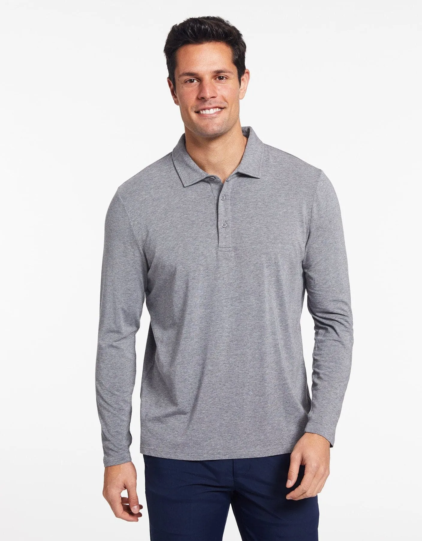 Long Sleeve Polo Shirt UPF50  Sensitive Collection