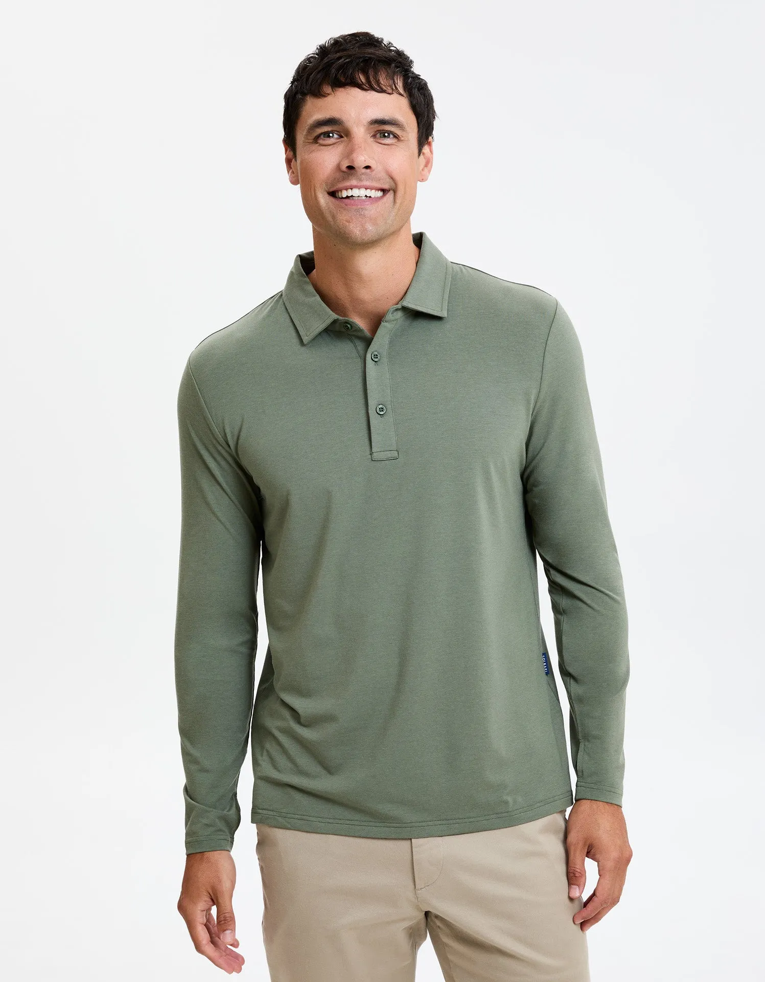 Long Sleeve Polo Shirt UPF50  Sensitive Collection