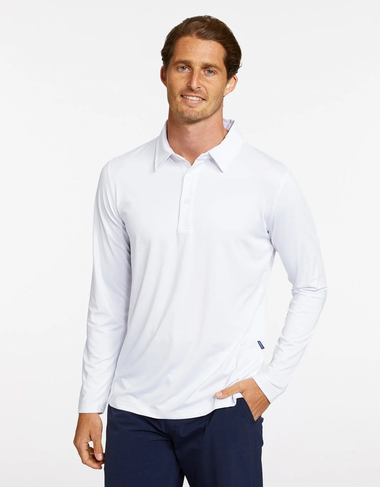 Long Sleeve Polo Shirt UPF50  Sensitive Collection