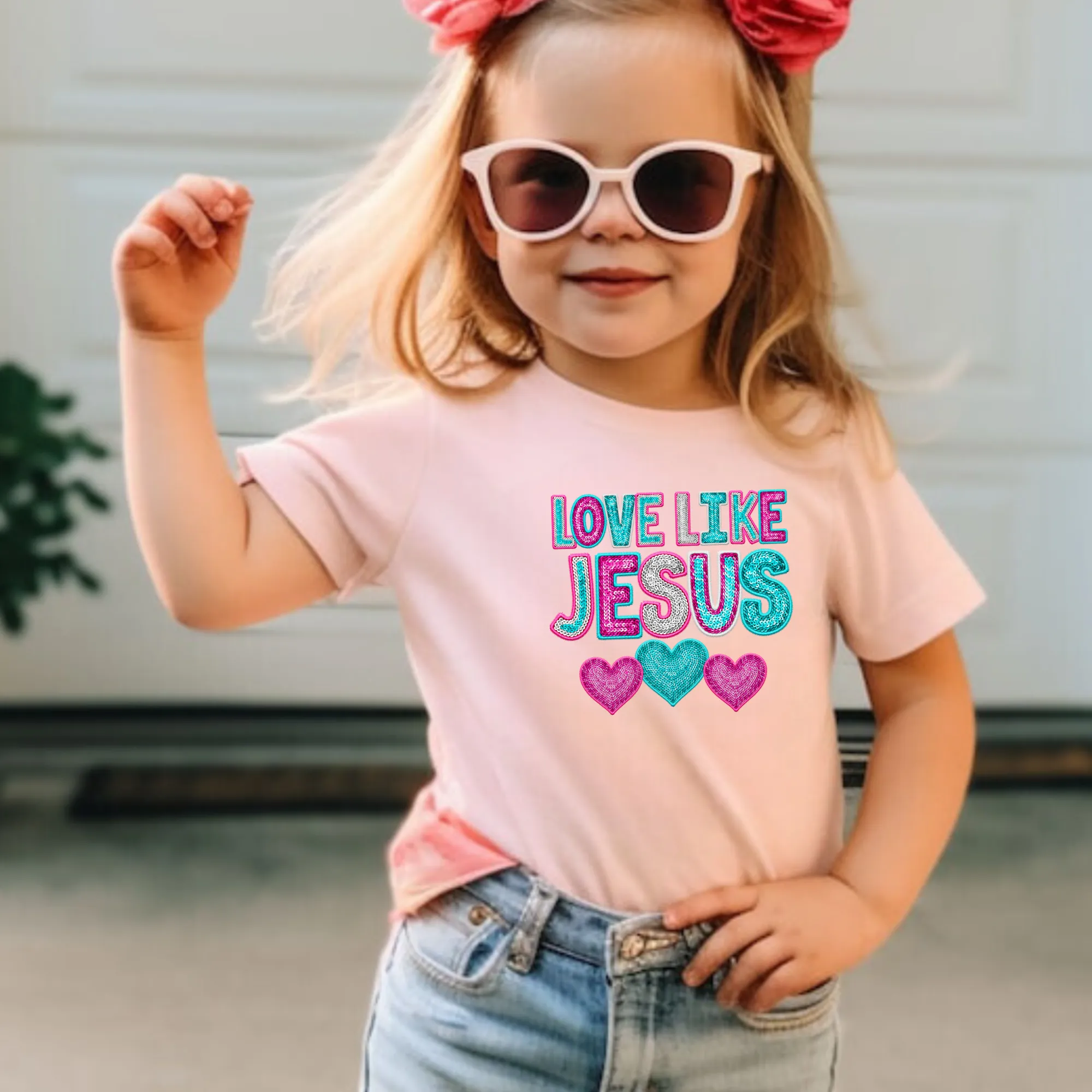 Love Like Jesus | Christian Shirt for Kids