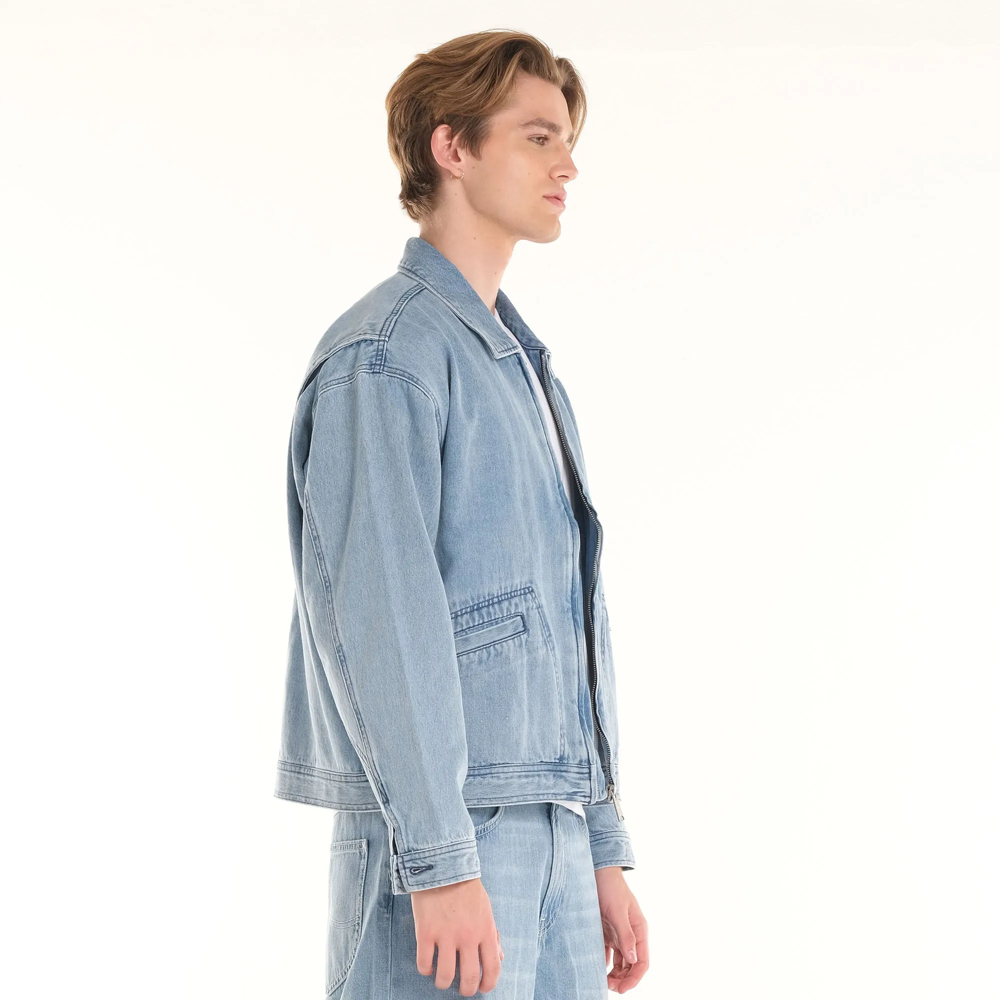 MENS LIGHT SHADE DENIM JACKET