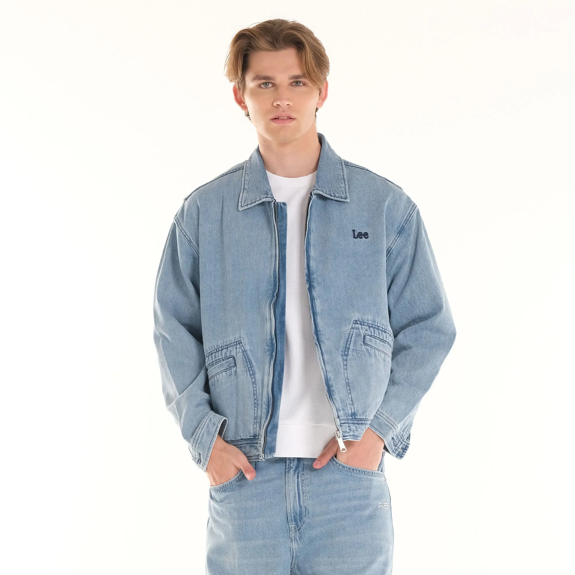 MENS LIGHT SHADE DENIM JACKET