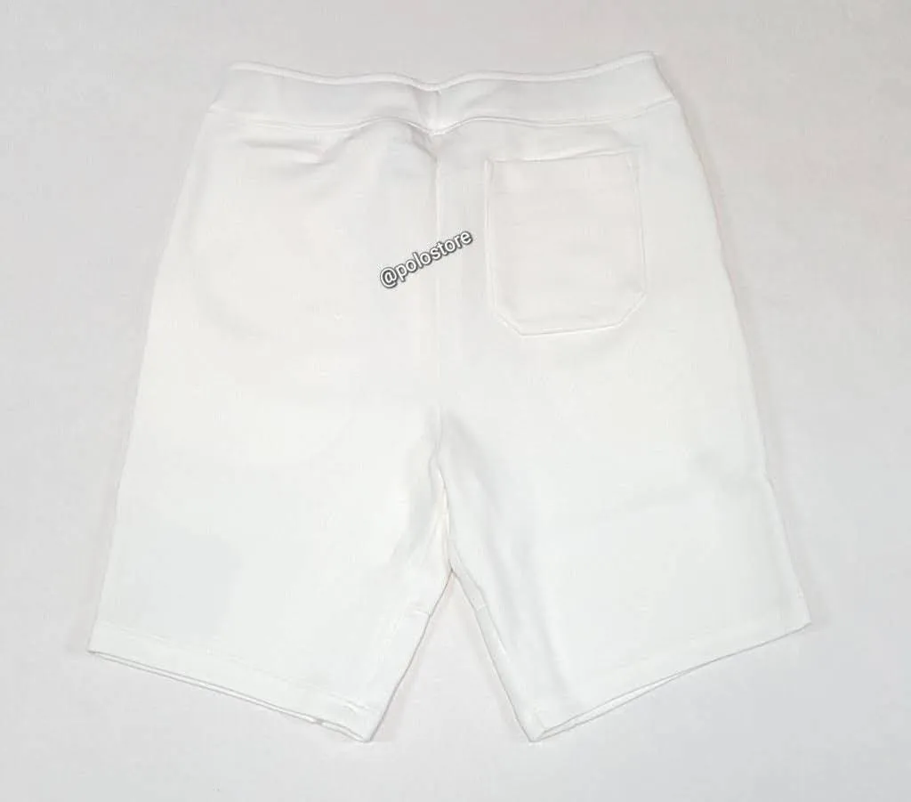 Nwt Polo Ralph Lauren White 2021 Double Knit Printed Shorts