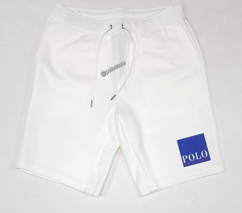 Nwt Polo Ralph Lauren White 2021 Double Knit Printed Shorts