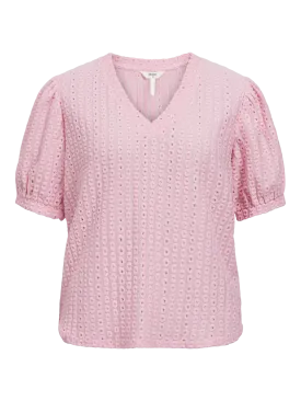 OBJFEODORA T-Shirts & Tops - Pink Frosting