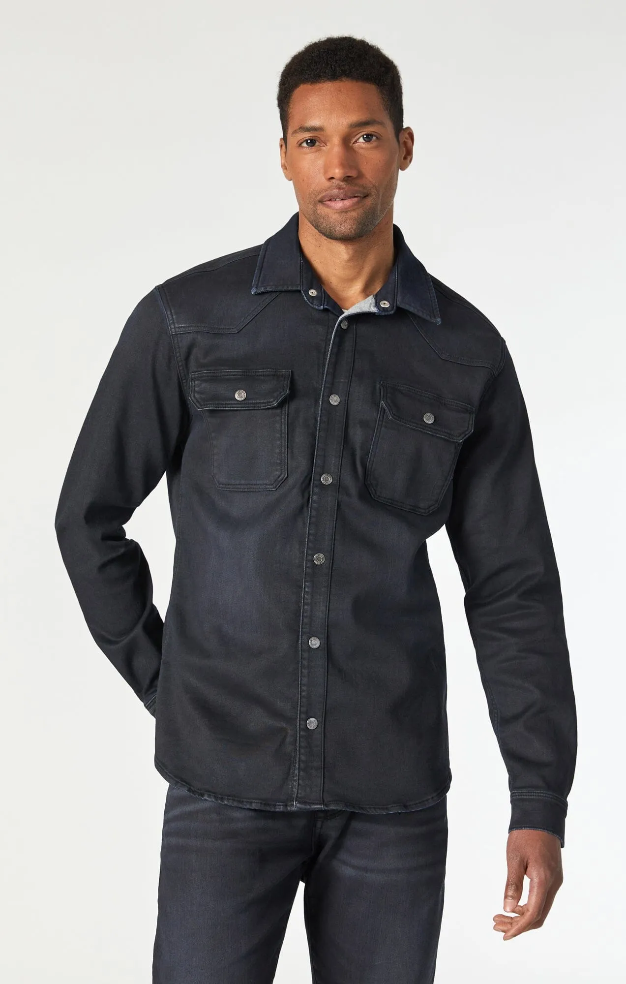 PARKER SHIRT IN COATED ATHLETIC