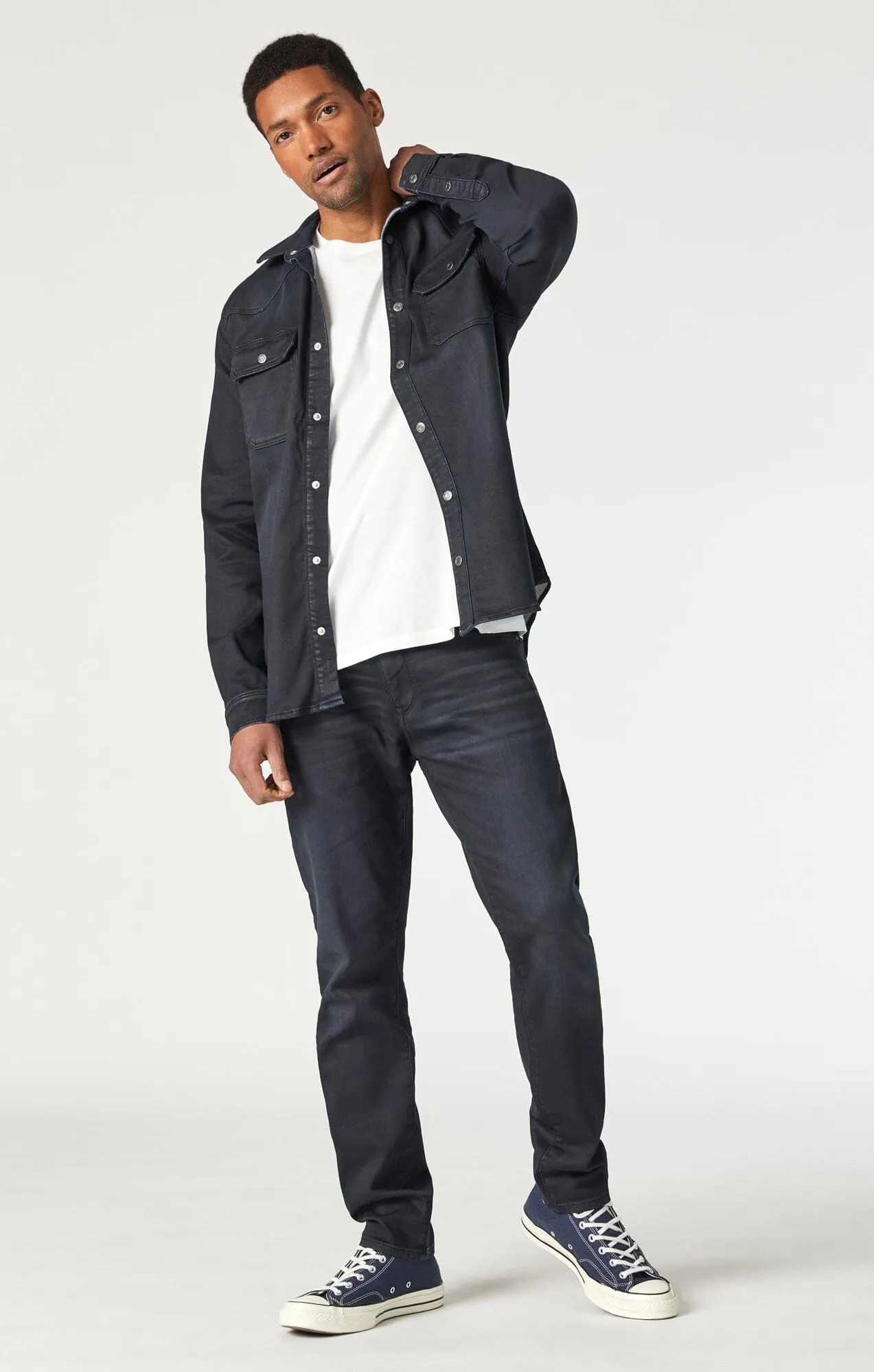 PARKER SHIRT IN COATED ATHLETIC