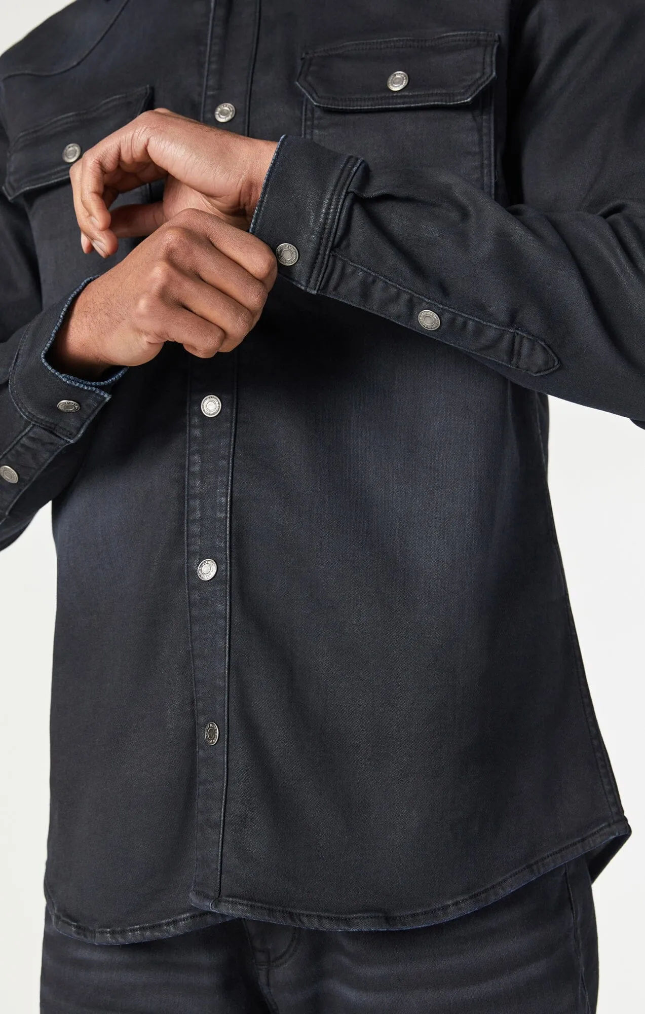 PARKER SHIRT IN COATED ATHLETIC