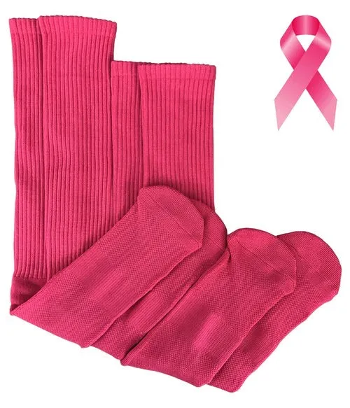 Pink Tube Socks Double Pack