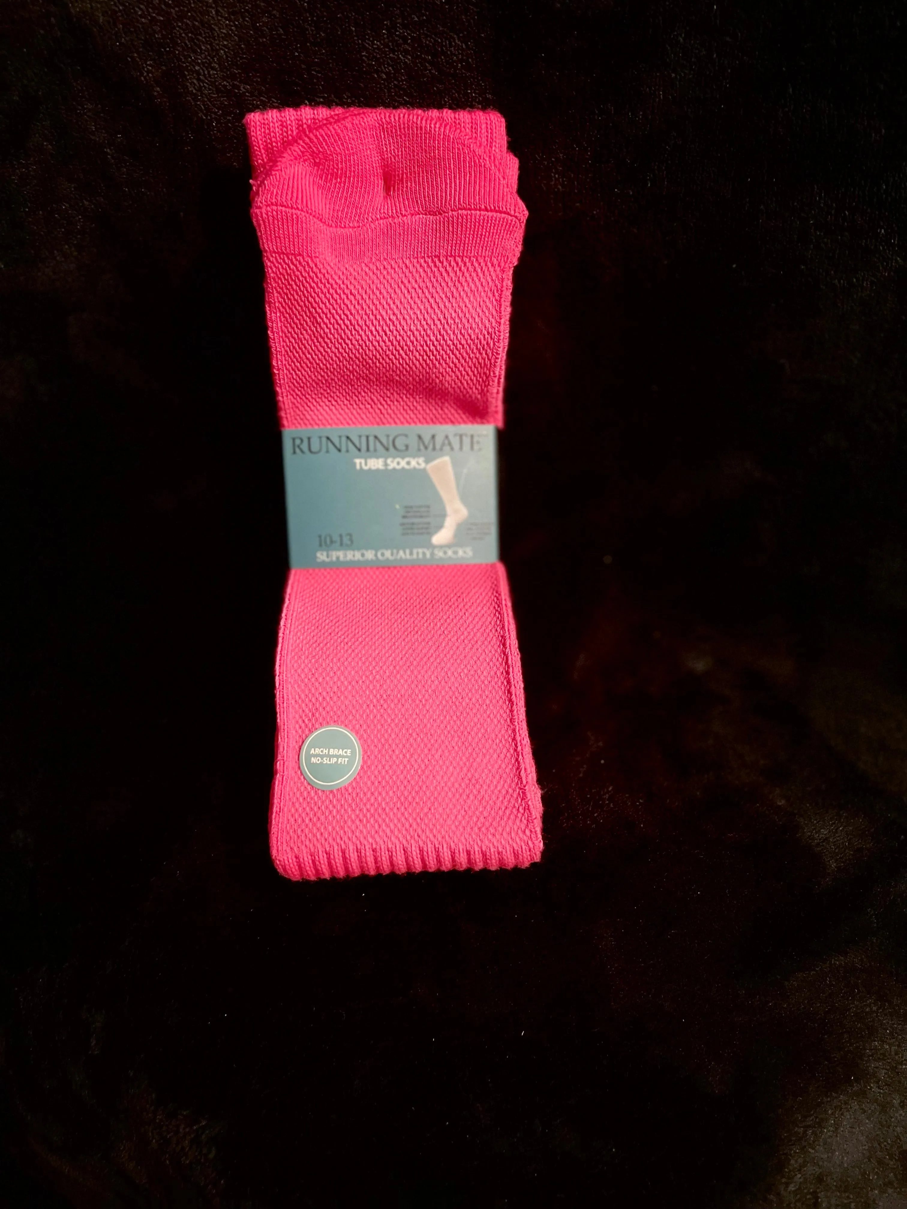 Pink Tube Socks Double Pack