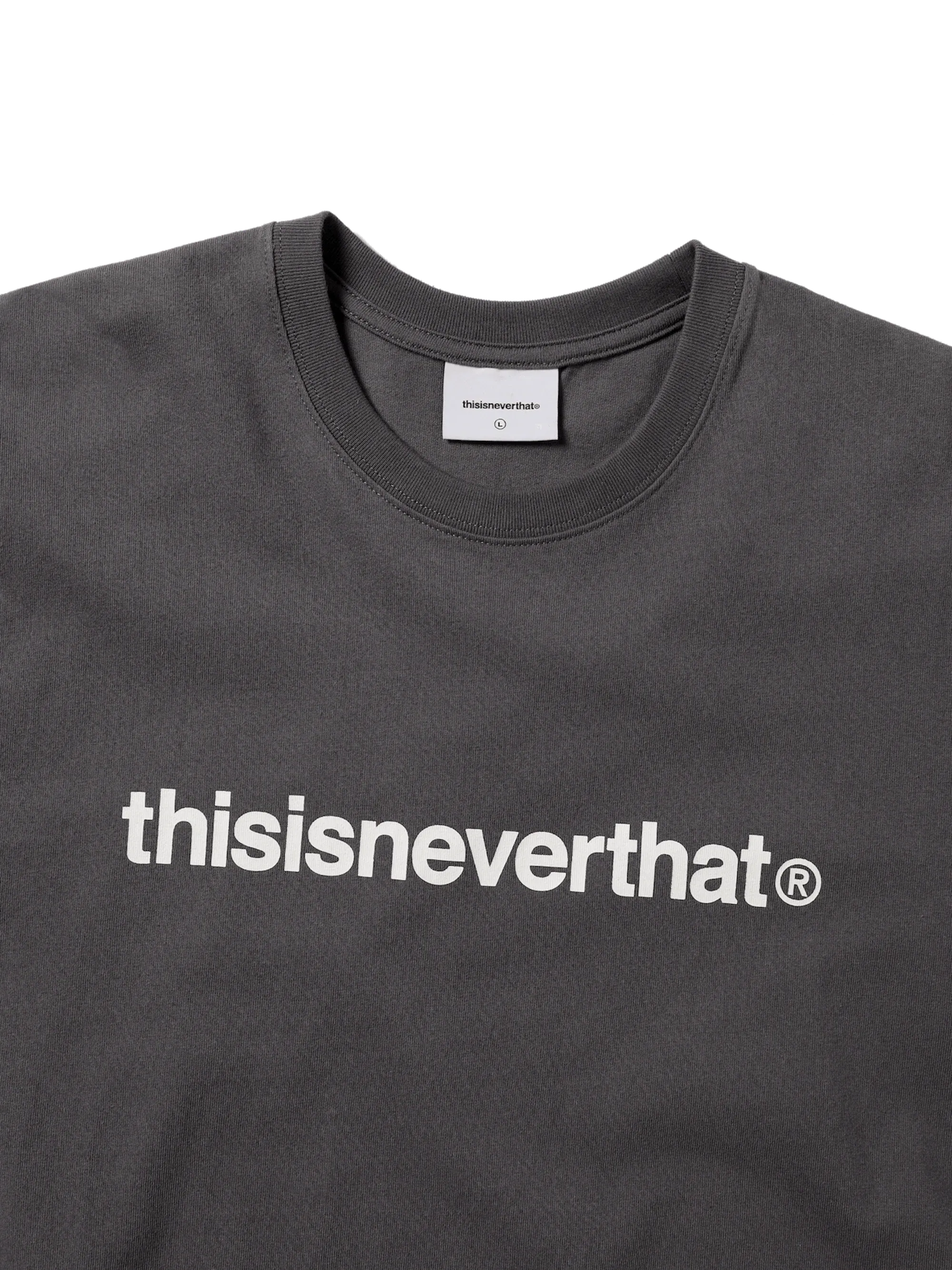 T-Logo Tee Dark Grey / THIS IS NEVER THAT