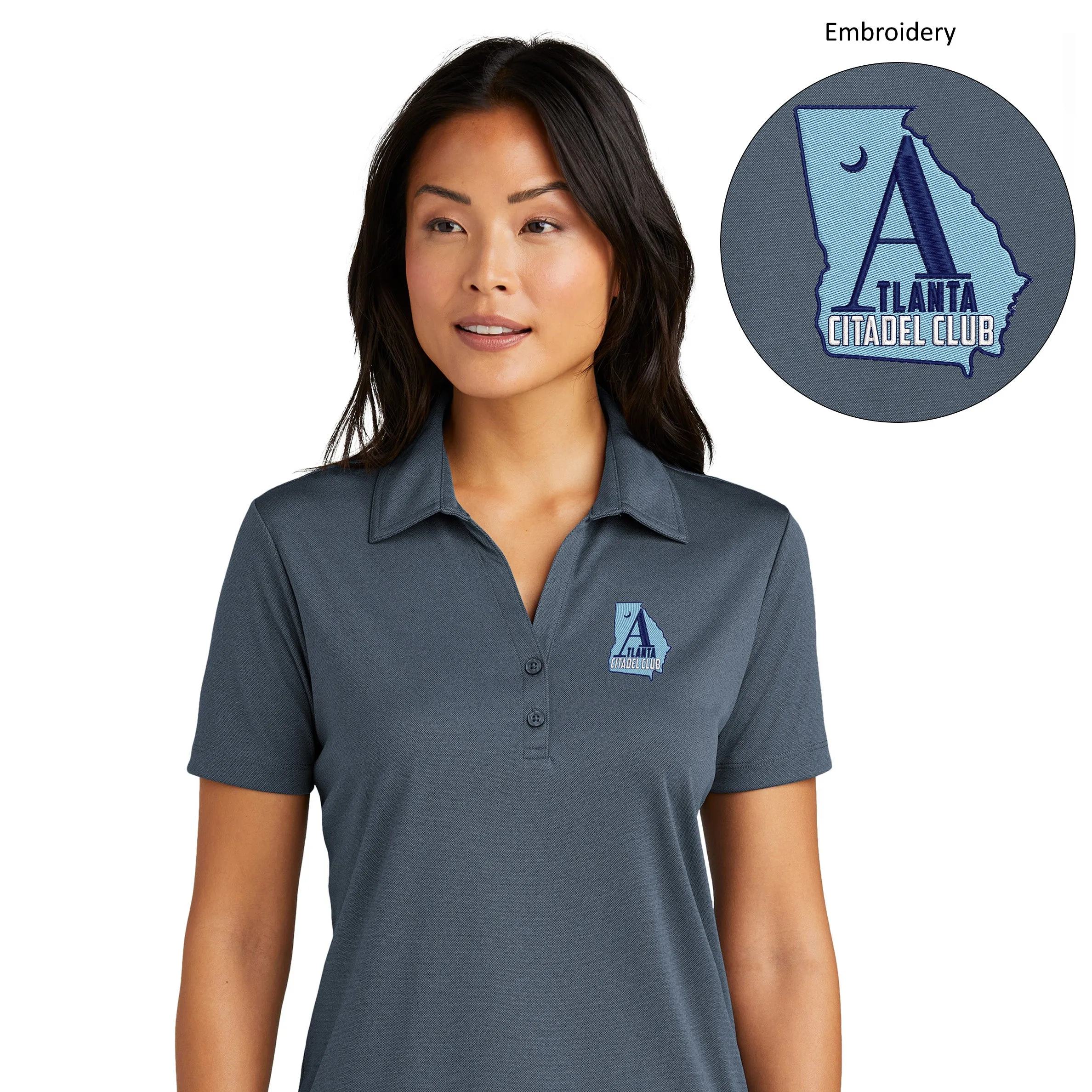 The Citadel, Atlanta Citadel Club, TravisMathew Ladies Coto Performance Polo Shirt