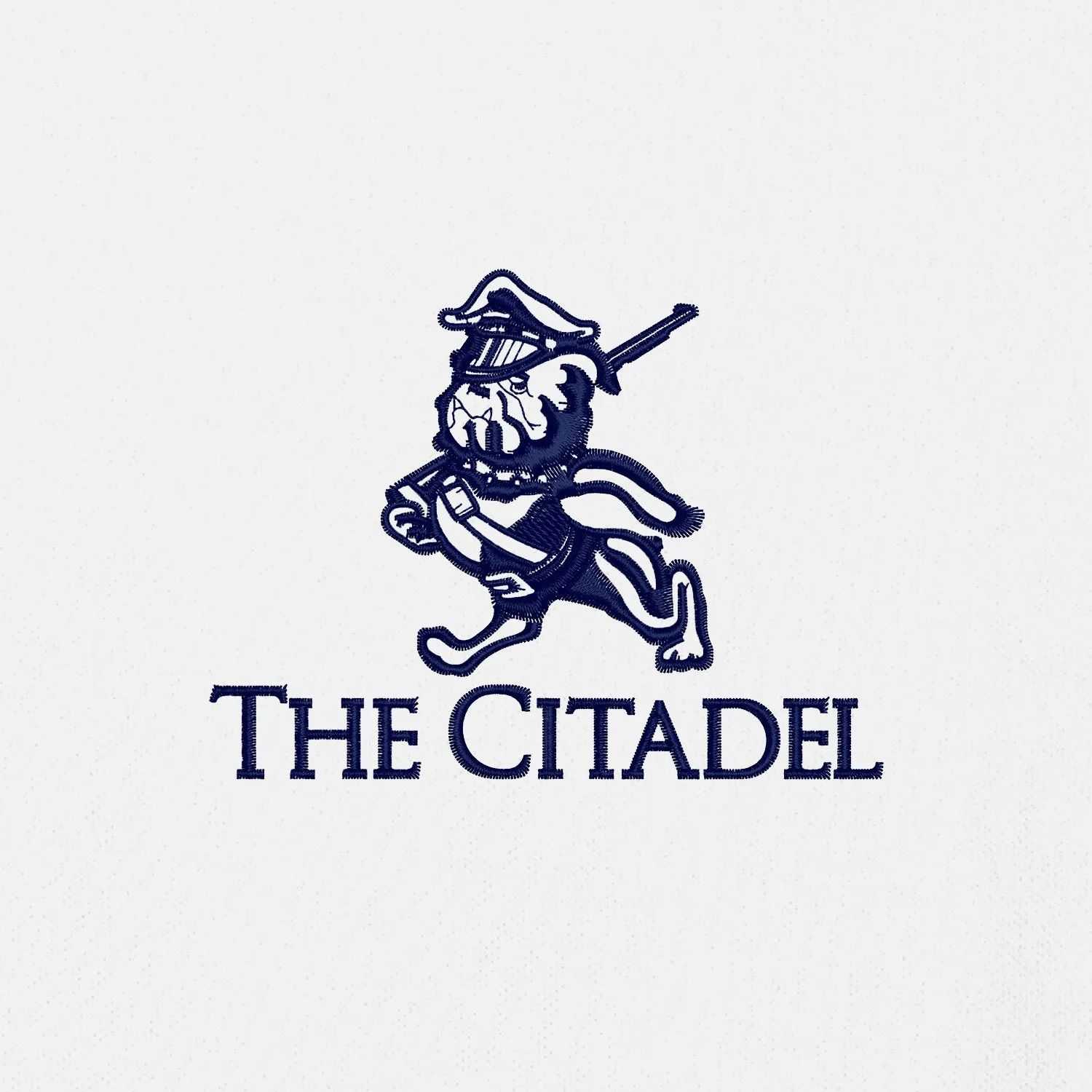 The Citadel, Marching Bulldog,  UV Micro-Mesh Long Sleeve Polo Shirt