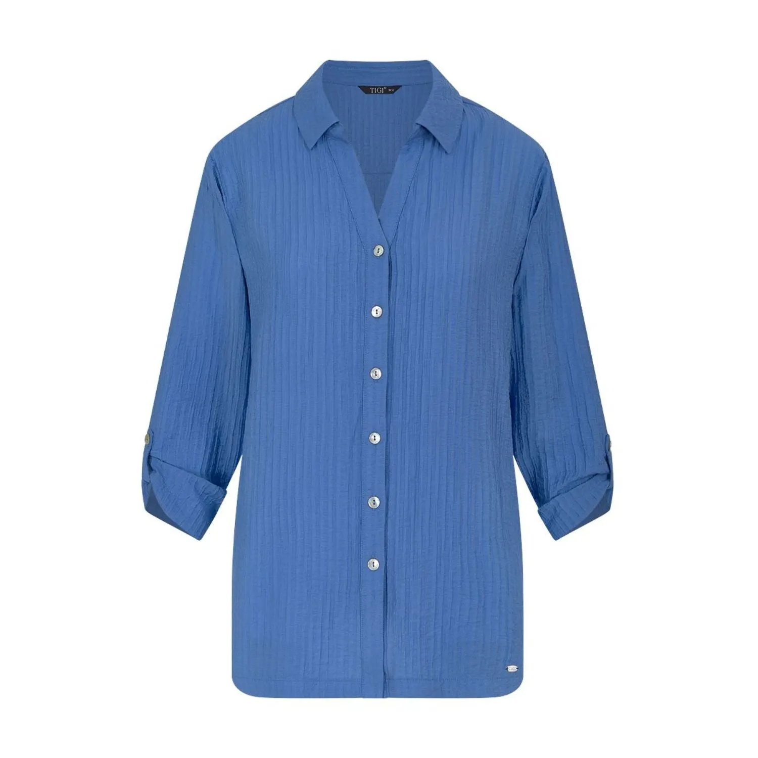 TIGI 22/24 Ultramarine Button Down Shirt