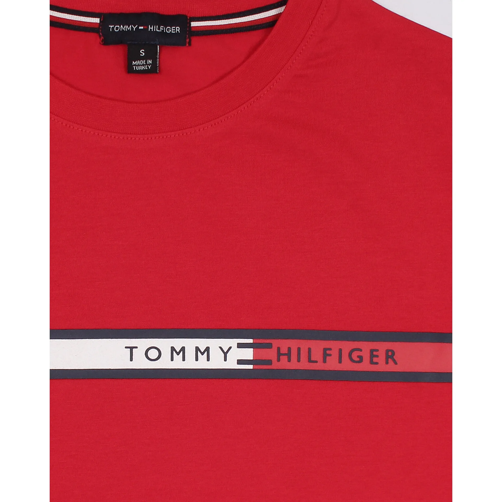 TM - Men 'Red' Printed Logo T-Shirt TM769