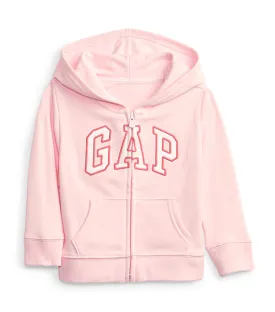 Toddler Girl Gap Logo Full Zip Hoodie New Powder