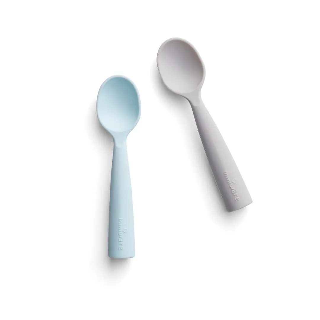 Training Spoon Set Grey Aqua