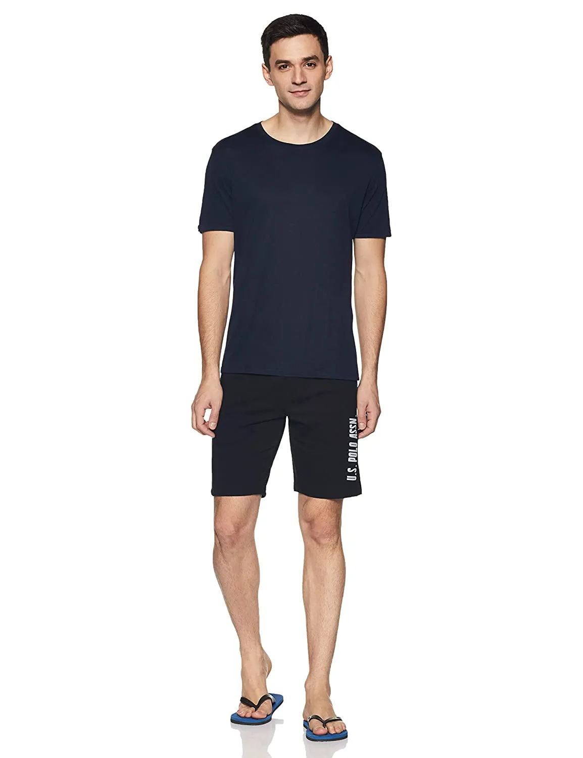 US Polo Assn. Men's Sleepwear Shorts Black