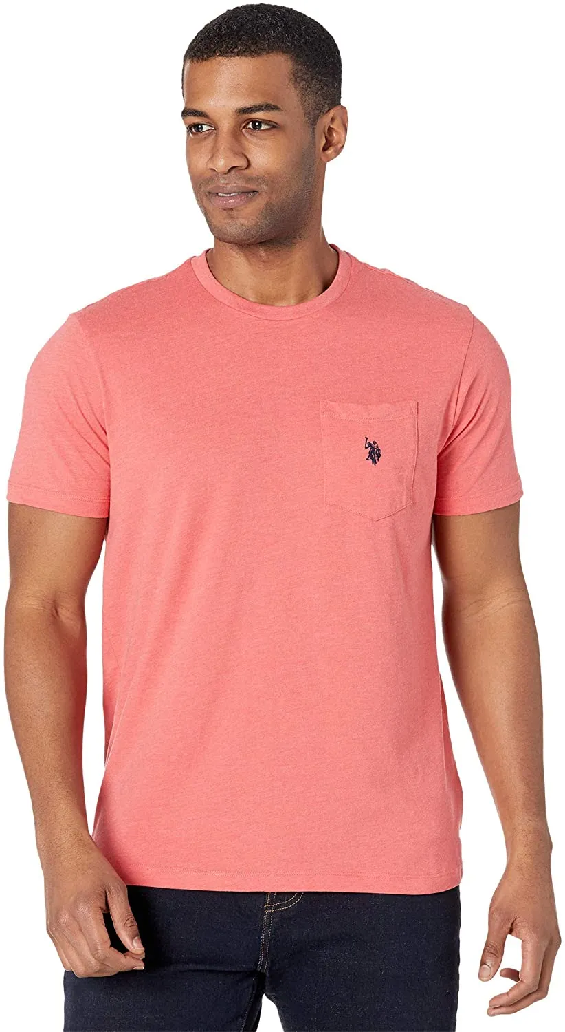 U.S. Polo Assn. Men's Solid Crew Neck Short Sleeve Pocket T-Shirt