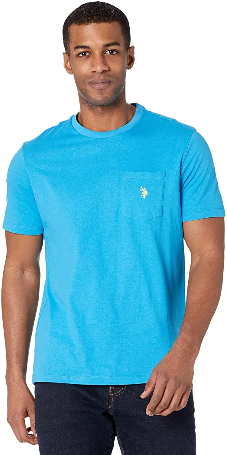 U.S. Polo Assn. Men's Solid Crew Neck Short Sleeve Pocket T-Shirt