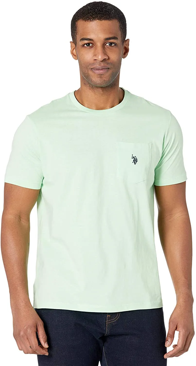 U.S. Polo Assn. Men's Solid Crew Neck Short Sleeve Pocket T-Shirt